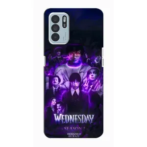 Чехол с дизайном Венздей 2 на Oppo Reno6 Z