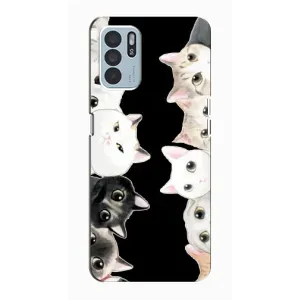 Чохол на OPPO Reno6 Z з Котиками (VPrint) (Погляд котиків)