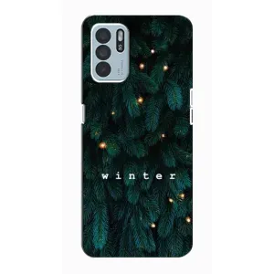 Новорічні, Святкові Чохли для Oppo Reno6 Z - 2024 год (Winter)