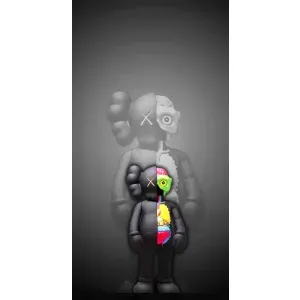 Чехлы для Oppo Reno7 4G - Bearbrick Louis Vuitton (PREMIUMPrint) (Тело Bearbrick)