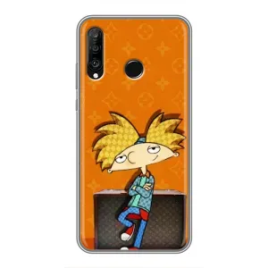 Бренднові Чохли для Huawei P30 Lite - (PREMIUMPrint) (Арнольд)