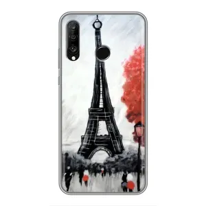 Чохол Ейфелева Вежа Huawei P30 Lite - (AlphaPrint) (Вежа в Парижі)