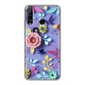 Чехлы с Цветами для Huawei P30 Lite (VPrint) (Цветочный дизайн)