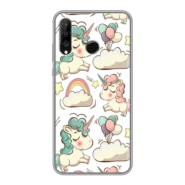 Чохол з принтом «Єдиноріжки» для Huawei P30 Lite / Nova 4e Чохол з принтом «Єдиноріжки» для Huawei P30 Lite / Nova 4e