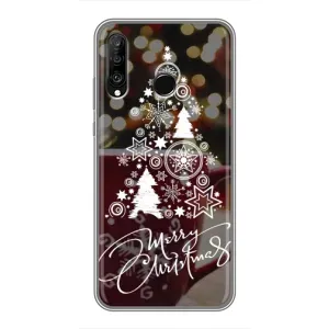 Різдвяні Чохли для Huawei P30 Lite (VPrint) (Ялинка яскрава)