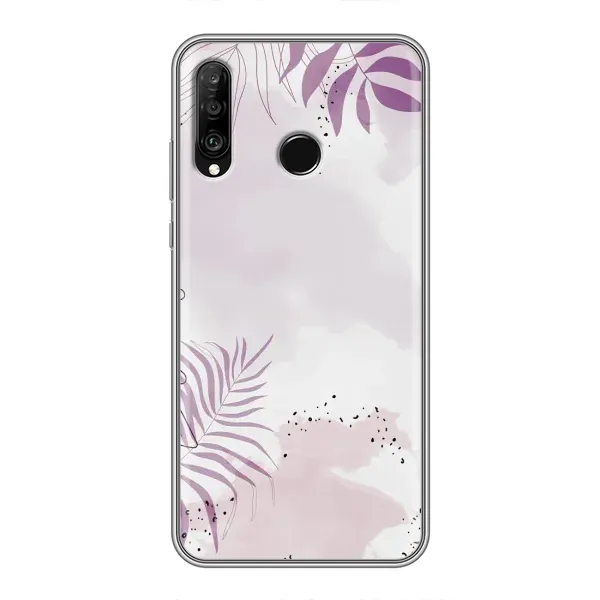 Чехол с принтом «Фиолетовые листья» для Huawei P30 Lite / Nova 4e Чехол с принтом «Фиолетовые листья» для Huawei P30 Lite / Nova 4e