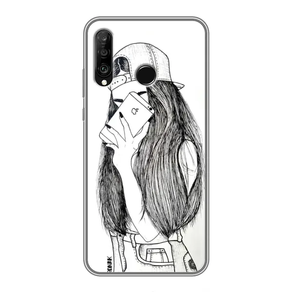 Чехол с принтом «Фото девочки» для Huawei P30 Lite / Nova 4e Чехол с принтом «Фото девочки» для Huawei P30 Lite / Nova 4e
