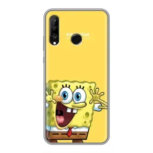 Чехол с принтом «Губка Боб» для Huawei P30 Lite / Nova 4e