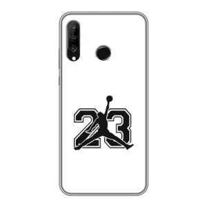 Чохли для Huawei P30 Lite - з картинкою JORDAN (AlphaPrint) (Jordan 23)