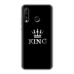 Чохол з Короною Хуавей P30 Лайт / Нова 4е - (AlphaPrint) (KING)
