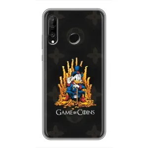 Чехли для Huawei P30 Lite - Скрудж МакДак Louis Vuitton (PREMIUMPrint) (Король грошей)