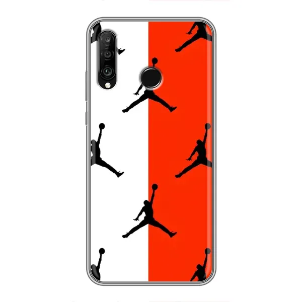 Чехол с принтом «Лого Джордан» для Huawei P30 Lite / Nova 4e
