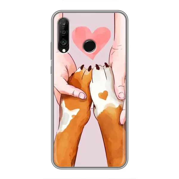 Чехол с принтом «Любовь к собакам» для Huawei P30 Lite / Nova 4e Чехол с принтом «Любовь к собакам» для Huawei P30 Lite / Nova 4e