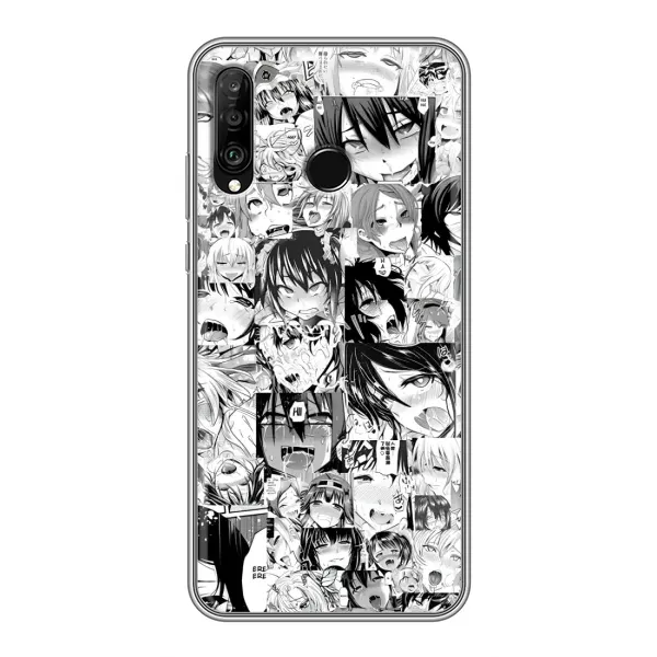 Чохол з принтом «Ahegao manga» для Huawei P30 Lite / Nova 4e