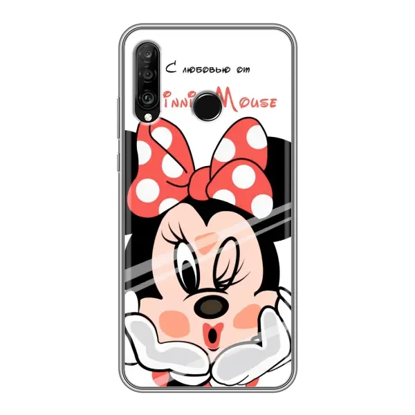 Чохол з принтом «Маус Мінні» для Huawei P30 Lite / Nova 4e Чохол з принтом «Маус Мінні» для Huawei P30 Lite / Nova 4e