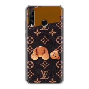 Бренднові Чохли для Huawei P30 Lite - (PREMIUMPrint) (Ведмедик без голови)