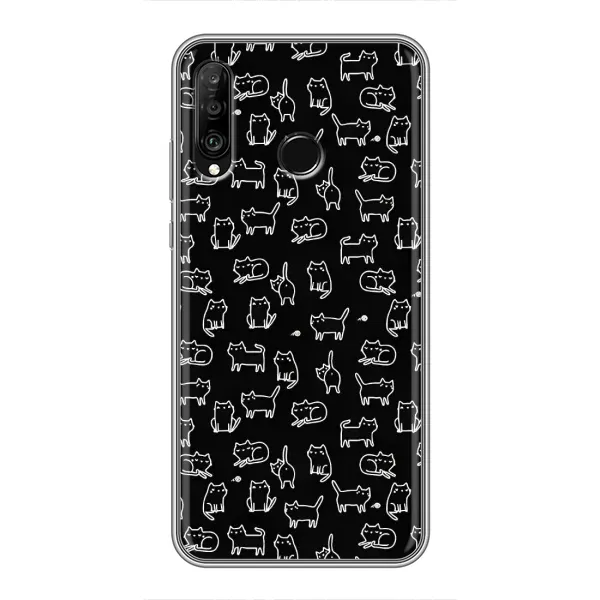 Чохол з принтом «Маленькі котики» для Huawei P30 Lite / Nova 4e