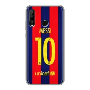 Чехлы Месси для Huawei P30 Lite (AlphaPrint) (Messi Barca 10)