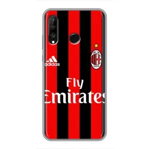 Чохли для Huawei P30 Lite (VPrint) - Футбольні клуби (Milan)