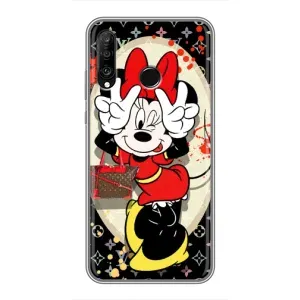 Чохол Disney Mouse Huawei P30 Lite (PREMIUMPrint) (Мінні peace)