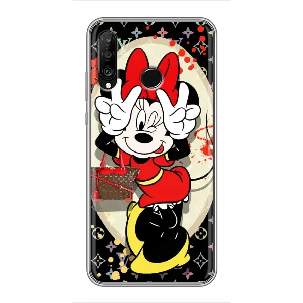 Чехол с принтом «Минни peace» для Huawei P30 Lite / Nova 4e
