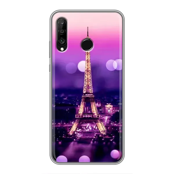 Чехол с принтом «Париж Башня» для Huawei P30 Lite / Nova 4e