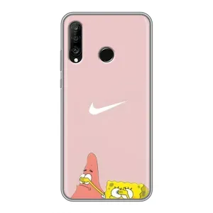 Чехол с принтом «Патрик и Губка» для Huawei P30 Lite / Nova 4e