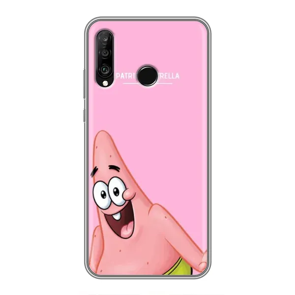 Чехол с принтом «Персонаж Патрик» для Huawei P30 Lite / Nova 4e Чехол с принтом «Персонаж Патрик» для Huawei P30 Lite / Nova 4e