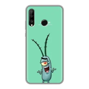 Чехол с принтом «Персонаж Планктон» для Huawei P30 Lite / Nova 4e