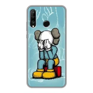 Чохли для Huawei P30 Lite - Bearbrick Louis Vuitton (PREMIUMPrint) (Плач Bearbrick)