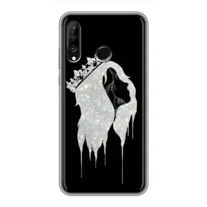 Чохол з Короною Хуавей P30 Лайт / Нова 4е - (AlphaPrint) (Принцеса)