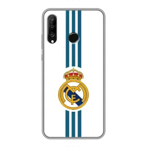 ФК Реал Мадрид чохли для Huawei P30 Lite (AlphaPrint) (Реал Мадрид на білому)