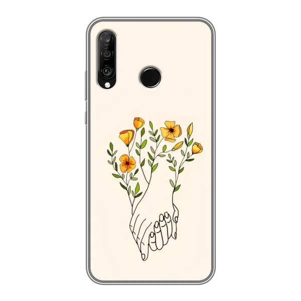 Чехол с принтом «Руки любви» для Huawei P30 Lite / Nova 4e