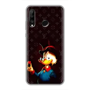 Чехли для Huawei P30 Lite - Скрудж МакДак Louis Vuitton (PREMIUMPrint) (Скрудж з ботліантом)