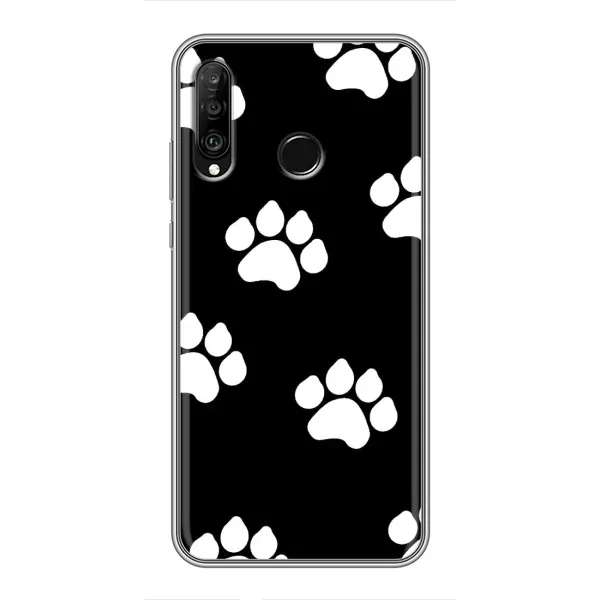 Чехол с принтом «Следы собаки» для Huawei P30 Lite / Nova 4e Чехол с принтом «Следы собаки» для Huawei P30 Lite / Nova 4e