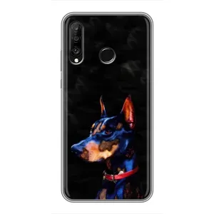 Чохли з картинкою животних Huawei P30 Lite (Собака)