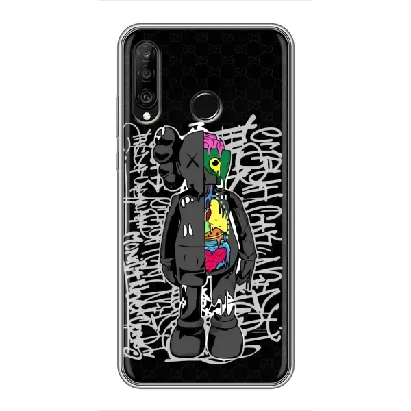 Чехол с принтом «Стиль Bearbrick» для Huawei P30 Lite / Nova 4e
