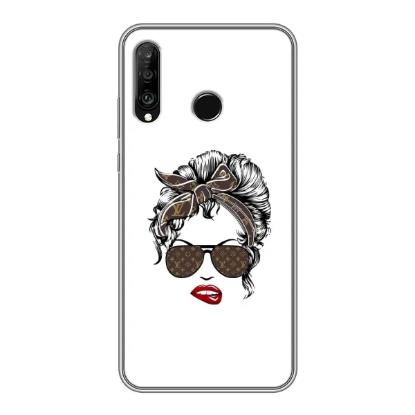 Чехол с принтом «стильная с луи витон» для Huawei P30 Lite / Nova 4e