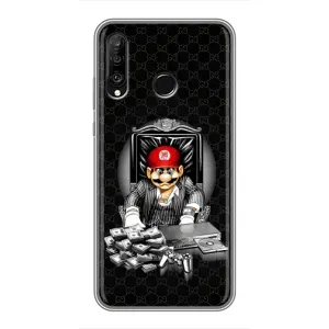 Чохли з крутими принтами для Huawei P30 Lite - (PREMIUMPrint) (Супер Маріо)