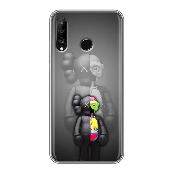 Чехол с принтом «Тело Bearbrick» для Huawei P30 Lite / Nova 4e
