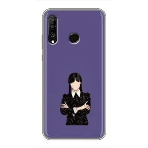 Чохол з принтом «Венздей у чорному» для Huawei P30 Lite / Nova 4e