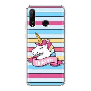 Чохол для Хуавей P30 Лайт / Нова 4е - (Єдинорожки - Новинки) (AlphaPrint) (Unicorn)
