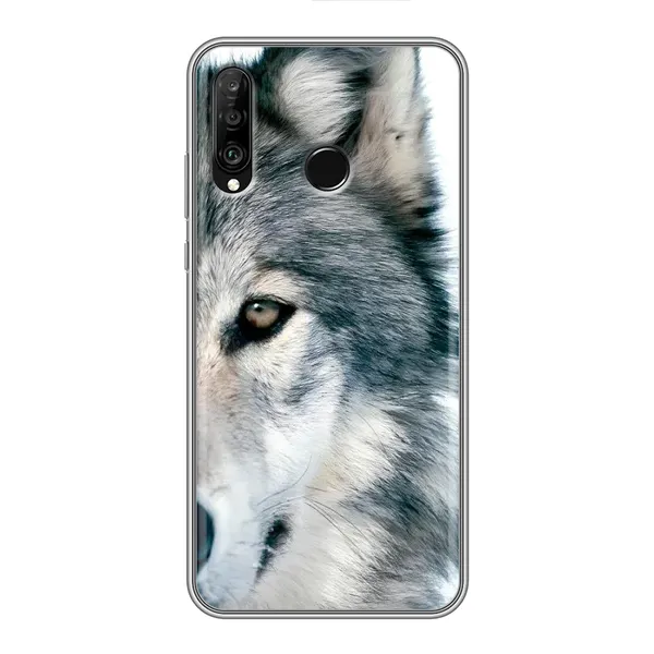 Чехол с принтом «Волк» для Huawei P30 Lite / Nova 4e