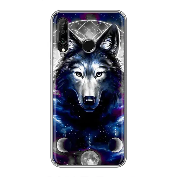 Чехол с принтом «Волк» для Huawei P30 Lite / Nova 4e Чехол с принтом «Волк» для Huawei P30 Lite / Nova 4e