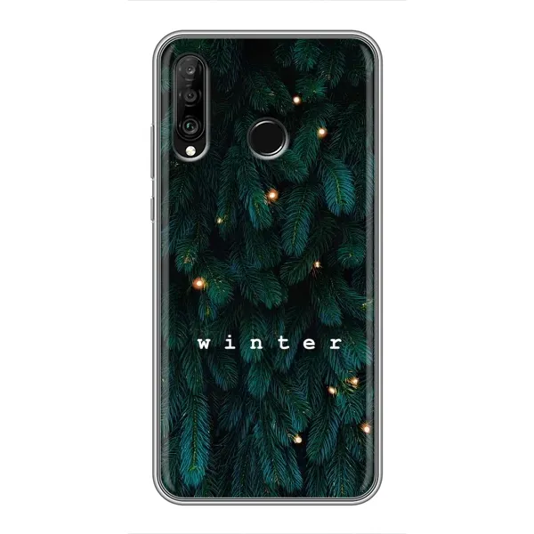 Чехол с принтом «Winter» для Huawei P30 Lite / Nova 4e