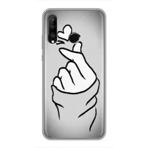 Чохол з принтом «Значок Love» для Huawei P30 Lite / Nova 4e