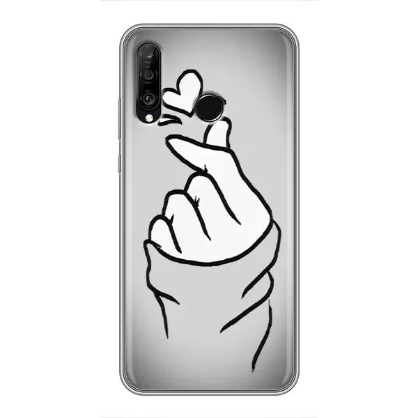Чохол з принтом «Значок Love» для Huawei P30 Lite / Nova 4e Чохол з принтом «Значок Love» для Huawei P30 Lite / Nova 4e