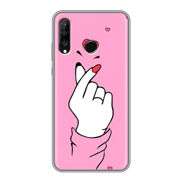 Чохол з принтом «Знак Love» для Huawei P30 Lite / Nova 4e Чохол з принтом «Знак Love» для Huawei P30 Lite / Nova 4e