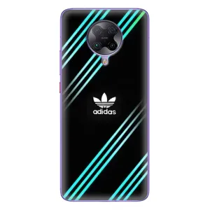 Чехлы Адидас для Xiaomi POCO F2 Pro (AlphaPrint) (Адидас с полосами)