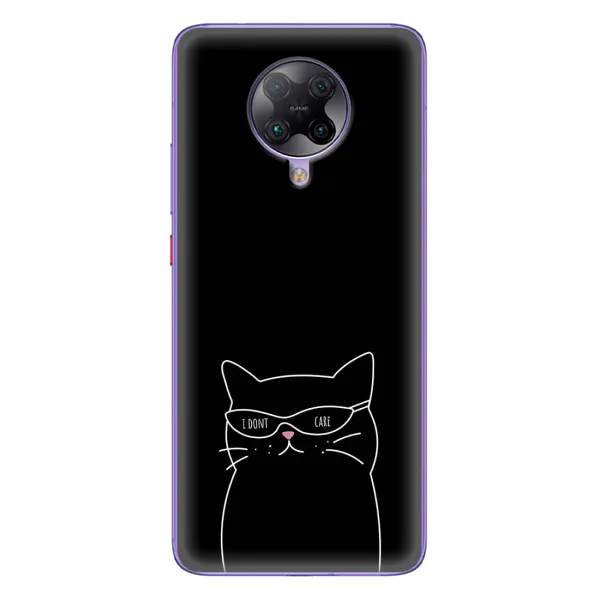 Чехол с принтом «Равнодушный кот» для Xiaomi POCO F2 Pro